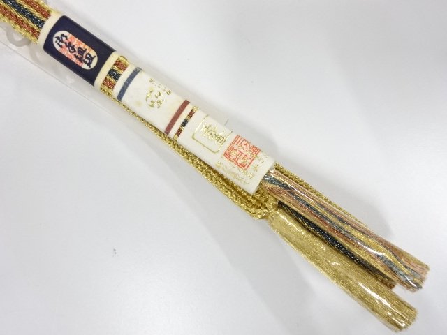  大特価品　上質　未使用品　正絹　手組帯締め
